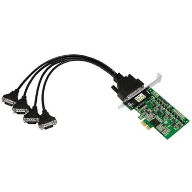 Imagem de UOTEK Industrial 4-Portas PCI-E a RS485/422 Placa de Expansão Serial PC com Cabo Serial Porta Com 9 pinos, com DR44 Fêmea 1pc, UT-794