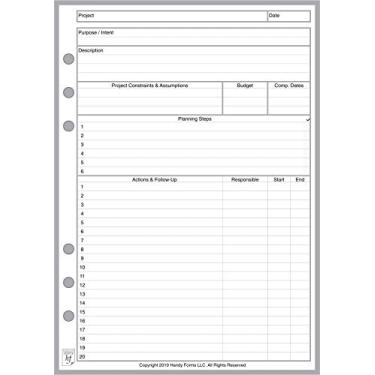 Imagem de Planejadores e organizadores para notebooks de tamanho A5 da Filofax, LV (GM), Kikki K, TMI e outros, Project Planner