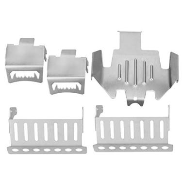 Imagem de CHICIRIS Placa de proteção RC Armor, 5 peças RC Crawler Chassis Armor Plate RC Chassis Armor Plate, RC Crawler Chassis Armor Parts RC Chassis Armors para RC Car Toy RC RC RC