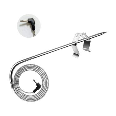 Imagem de YAOAWE sonda de substituição para carne de alta temperatura para grelhas de pelotão e defumadores de pelotão compatíveis com grelhas Pit Boss, sonda de churrasco à prova d'água