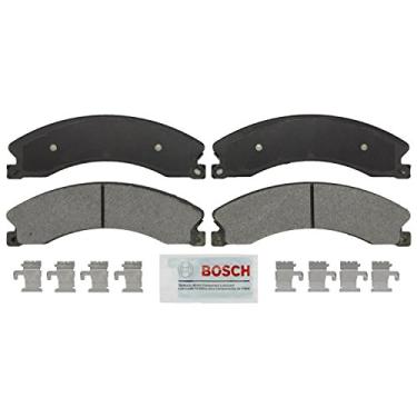 Imagem de BOSCH BSD1411 Conjunto de pastilhas de freio a disco de serviço severo - compatível com Chevrolet Express 3500/4500, Silverado 2500/3500 HD; GMC Savana 3500/4500, Sierra 2500/3500 HD; FRENTE|TRASEIRA