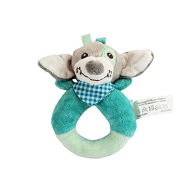 Imagem de Pelucia Chocalho Oval Cachorrinho Azul