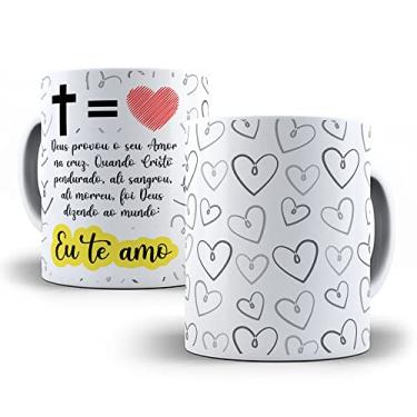 Imagem de Caneca Fé Eu te Amo Jesus 125