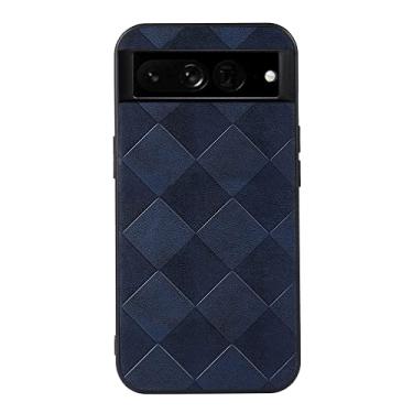 Imagem de YUNCHAO Caixa de telefone Para Google Pixel 7 Pro 5G Weave Plaid Pho Phone Case capa para celular