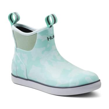 Imagem de HUK Sapato feminino Rogue Wave, bota de pesca e deck para chuva, Camuflagem - Vidro de praia, 5