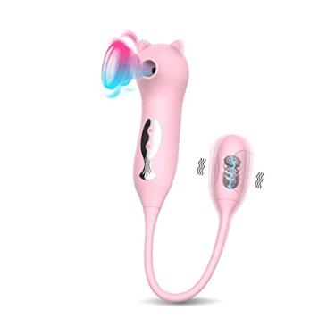 Imagem de Vibrador Feminino Estimulador Sexual Feminino Estimulação de Mamilo Erótico 18 Velocidades Sexuais Zatla (Lilás)