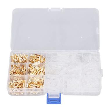 Imagem de 480 PCS Contatos de Estanho Banhados a Cobre Dourado Terminal de Lâmina 2,8 Mm 4,8 Mm 6,3 Mm para Motocicleta