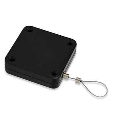 Imagem de MOOKEENONE 1 x fecho automático de porta, portátil, sem perfuração, retrátil, sensor automático, para escritório em casa