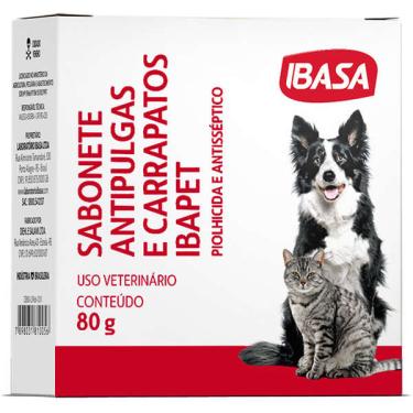 Imagem de Sabonete Anti Pulgas Ibasa para Cães - 80 g