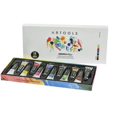 Imagem de Aquarela Bisnaga 6ml 12 cores Misci Marca Artools
