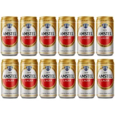 Imagem de Cerveja Amstel Lager Pilsen Lager 12 Unidades - 269ml