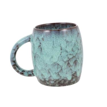 Imagem de VOSAREA 1 Unidade Marca Cerâmica Vintage canecas de cerâmica de natal criativo copos xícara de café expresso de suco de cerâmica de água estilo europeu de água Presente