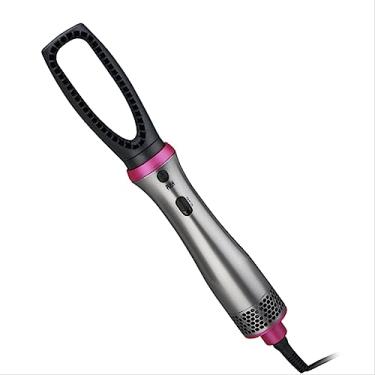 Imagem de Pente de ar quente multifuncional 5 em 1, pentes de estilo, secador, endireitar e enrolar, kit de pente de escova de cabelo de uso duplo