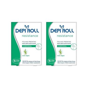 Imagem de Depilatorio Depiroll Folha Corporal Com 16Un Algas - 2Un