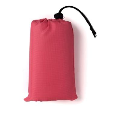 Imagem de Cobertores duráveis ​​impermeáveis ​​exteriores do piquenique da família, esteira de praia à prova de areia dobrável para o parque infantil do parque de campismo das crianças que viajam a grama(Red,2*