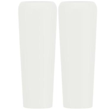 Imagem de Kit 2 Vasos Fibra De Vidro 80cm Florida M Decorativo Vietnamita (Off White Fosco)