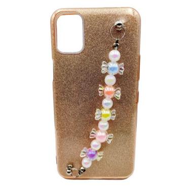 Imagem de Capa Capinha para LG K52 Lmk420bmw tela 6.6 com pulseira Decorativa - 