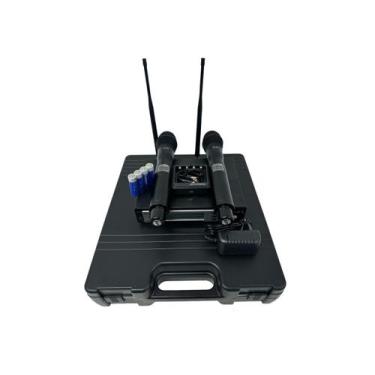 Imagem de Microfone sem fio dylan d 9000s power recarregavel mao duplo digital 2