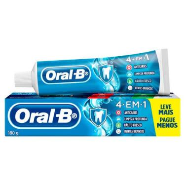 Imagem de Creme Dental Oral-B 4 em 1 Menta Fresca 180g - Oral B