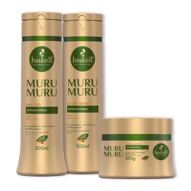 Imagem de Kit Haskell Murumuru P/ Cabelos Secos e Sem Nutrientes 300ml