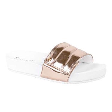 Imagem de REVITALIGN Sandália feminina Breezy Deluxe Slide, Ouro rosa, 42