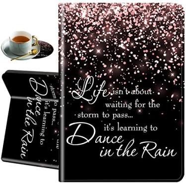 Imagem de Capa para Samsung Galaxy Tab A7 Lite 22.1 cm 2021, TPU à prova de choque, capa protetora para tablet Samsung Tab A7 Lite (SM-T220/T225/T227), aprenda a dançar na chuva