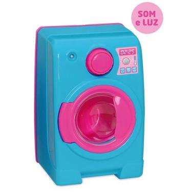 Imagem de Lavadora Infantil Maquina De Lavar Home Love Rosa - Usual Brinquedos
