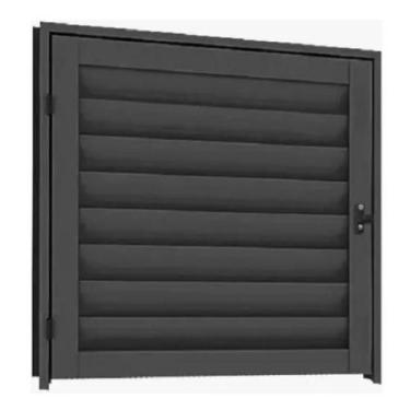 Imagem de Porta De Alumínio Para Alçapão 60x60cm Preto - Rede Móveis