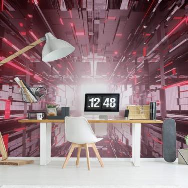 Imagem de Papel de Parede Gamer Scifi Painel 3D Video Game 6 rolos 9m² - Quartin