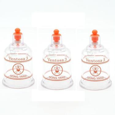 Imagem de Copos para Ventosa - Kit c/ 3 ventosas tam. 3 - DONG YANG