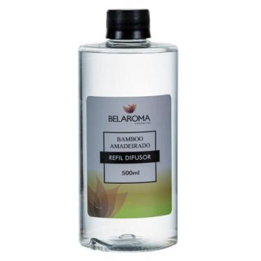 Imagem de Refil Difusor de varetas  500ml Bamboo Amadeirado - Belaroma Essências