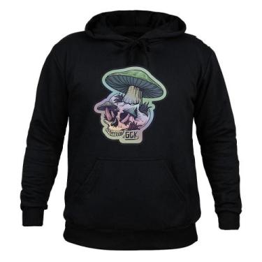 Imagem de Moletom 100% Algodão Quente Caveira Cogu - Surprass, Preto, GG