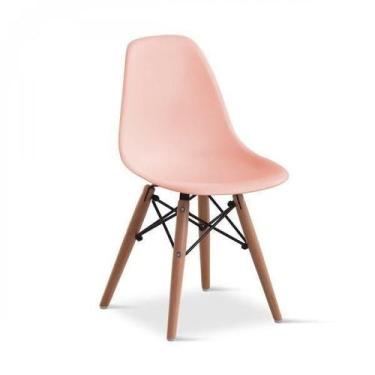Imagem de Cadeira Infantil Eames PP DSW-M Empório Tiffany Rosa/Madeirado - Empór