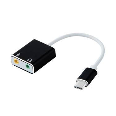 Imagem de Adaptador p2 3.5mm duas vias para usb-c - MAGNUS