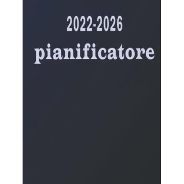 Imagem de 2022-2026 pianificatore: Copertina rigida (Calendario settimanale/mensile) Planner 2022-2026: gennaio 2022 - dicembre 2026, 5 anni una settimana al mese (60 mesi)