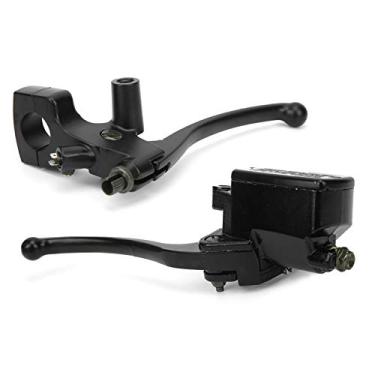 Imagem de Bomba de Freio Hidráulico Universal, Conjunto de Cilindro L para Guidão de 1 Polegada, Peças de Motocicleta Bem Com Tinta Excelente, Este Revestimento de Acabamento Brilhante