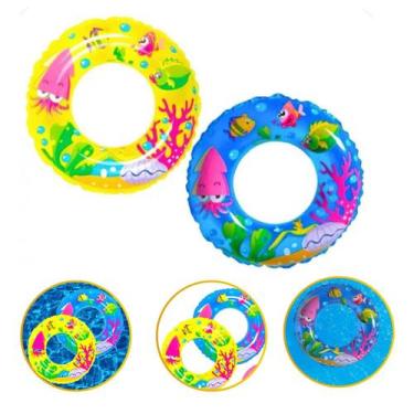Imagem de Boia inflavel circular fundo do mar srt cor 60cm - Wellmix