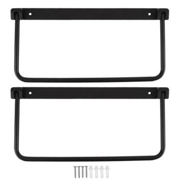 Imagem de Rack de Sapato de RV Dobrável, Organizador de Sapatos de Liga de Alumínio Montado na Parede para Campista, Iate, Trailer de Viagem (Preto)