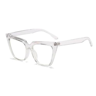 Imagem de Óculos de sol olho de gato clássico feminino óculos de sol tons anti luz azul armação de óculos feminino (C10)