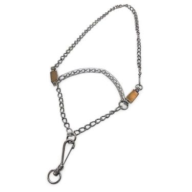 Imagem de Cabresto De Corrente Para Cavalo Burçal Luxo Com Regulagem