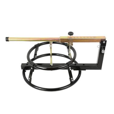 Imagem de Suporte de troca de pneu para pneus de 40.6 cm a 53.3 cm, suporte portátil de troca de pneu de motocicleta com alavanca de disjuntor de contas ajustável