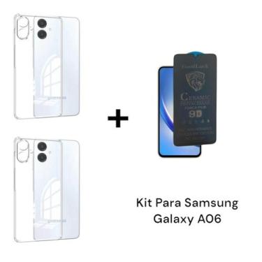 Imagem de 2UN Capas Capinha Anti Impacto Para Samsung Galaxy A06 + Película De C