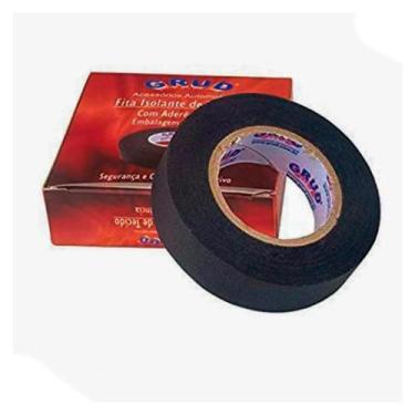 Imagem de Fita Isolante De Tecido C/ Aderência 19mm X 10 M Grud