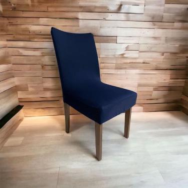 Imagem de Kit 6 Capas P/ Cadeiras Jantar Malha C/elástico Varias Cores - MC DECO