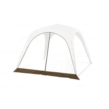 Imagem de Toldo de barraca de acampamento sextavado/quarto Naturehike, barraca externa para acampamento, pesca, piqueniques, dossel disponível com pano de chão, cortinas de porta, conector (porta de TPU, grande