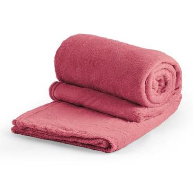 Imagem de Cobertor Manta Casal Soft Microfibra, 180x220 cm, Toque Macio, 180g/m²
