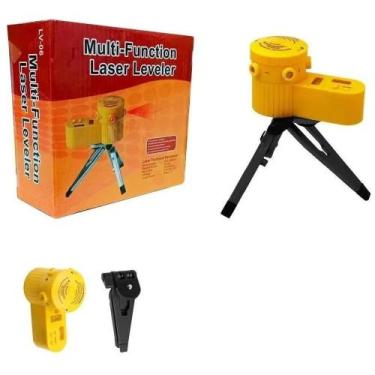 Imagem de Nível a laser multifuncional 5 em 1 com tripé  360 de rotação, visão n