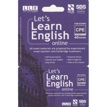 Imagem de Let`s Learn English Card - For Exams - Cpe (6 Months)