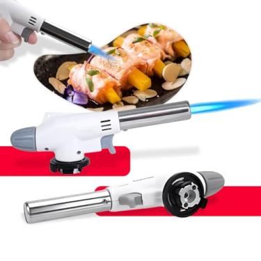 Imagem de Maçarico Culinário Gourmet Cozinha Profissional Portátil com Regulagem de Chama