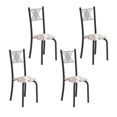 Imagem de Cadeiras para Sala de Jantar 4 Unidades Sara Preto